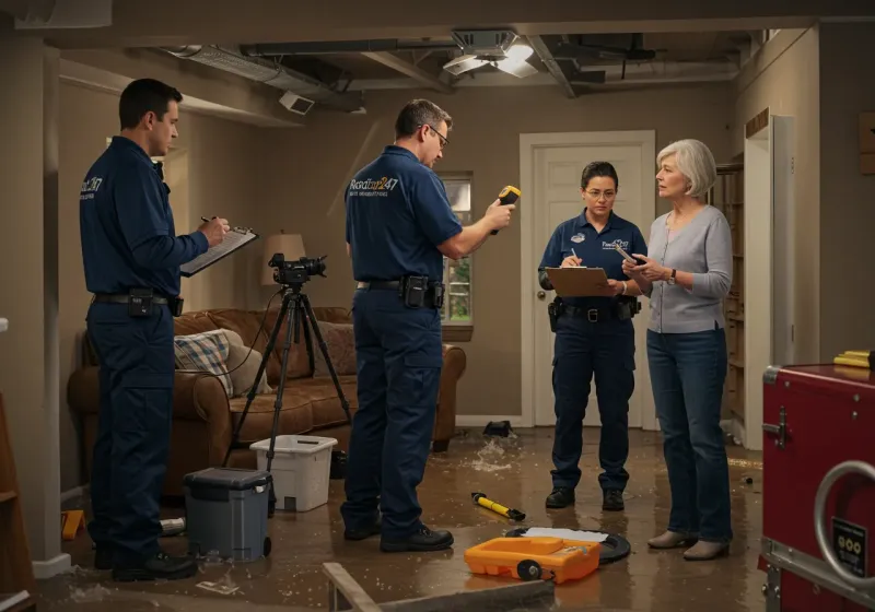 Water Damage Assessment and Insurance Documentation process in Russell, PA